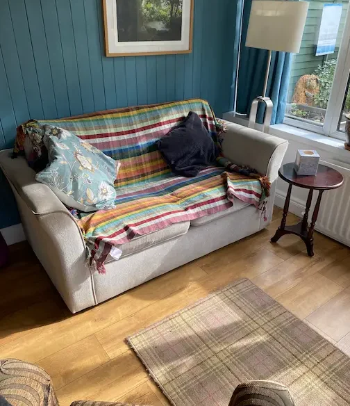 Comfortable counselling room in Bangor